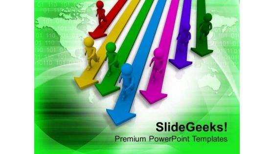 Leader Of Competition Concept PowerPoint Templates Ppt Backgrounds For Slides 0513