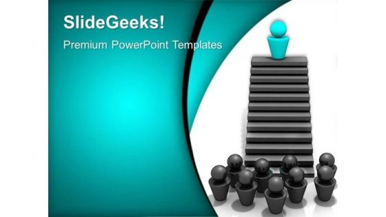 Leader On Top Success PowerPoint Templates And PowerPoint Themes 0512 Leader On Top Success PowerPoint Templates And PowerPoint Themes 0512