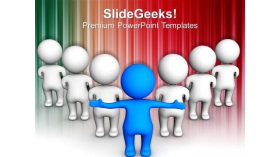 Leader Should Always Proud On His Team PowerPoint Templates Ppt Backgrounds For Slides 0713