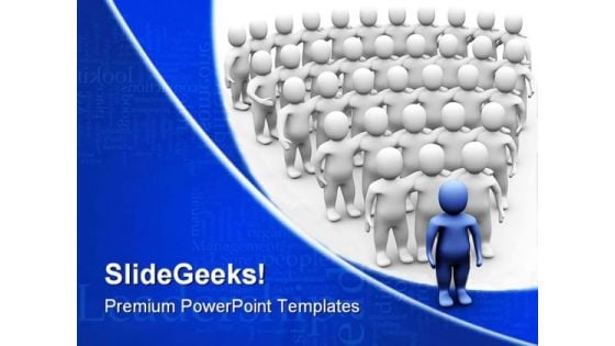 Leader Team Leadership PowerPoint Templates And PowerPoint Backgrounds 0411