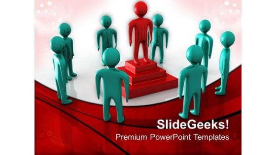 Leader Win Metaphor PowerPoint Templates And PowerPoint Themes 0612 Leader Win Metaphor PowerPoint Templates And PowerPoint Themes 0612
