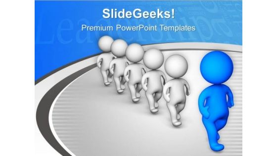 Leader With His Team Business PowerPoint Templates Ppt Backgrounds For Slides 0713 Leader With His Team Business PowerPoint Templates Ppt Backgrounds For Slides 0713