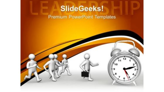 Leadership And Time Concept Business PowerPoint Templates And PowerPoint Themes 0712