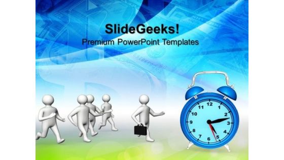 Leadership And Time Concept Future PowerPoint Templates And PowerPoint Themes 0612