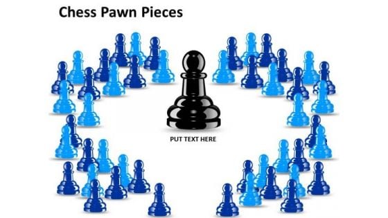 Leadership Chess Pawn Pieces PowerPoint Slides And Ppt Diagram Templates