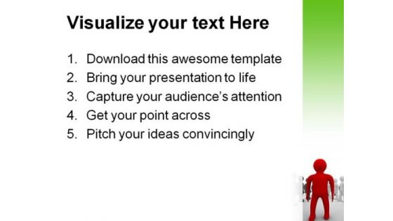 Leadership Concept People PowerPoint Themes And PowerPoint Slides 0911