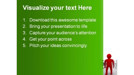 Leadership Concept People PowerPoint Themes And PowerPoint Slides 0911