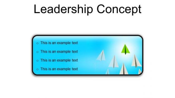 Leadership Concept Success PowerPoint Presentation Slides R