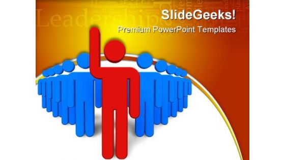 Leadership Concept Success PowerPoint Themes And PowerPoint Slides 0511