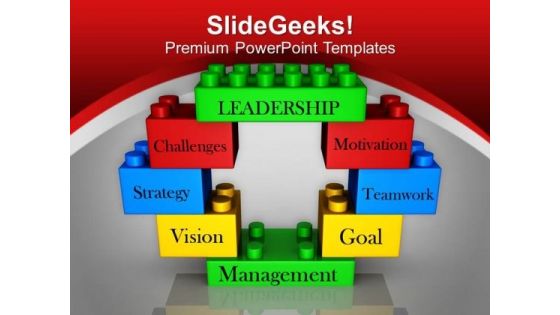 Leadership Concept With Toy Blocks PowerPoint Templates Ppt Backgrounds For Slides 0513 Leadership Concept With Toy Blocks PowerPoint Templates Ppt Backgrounds For Slides 0513