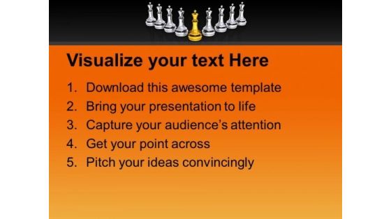 Leadership Illustration Teamwork PowerPoint Templates Ppt Backgrounds For Slides 1212