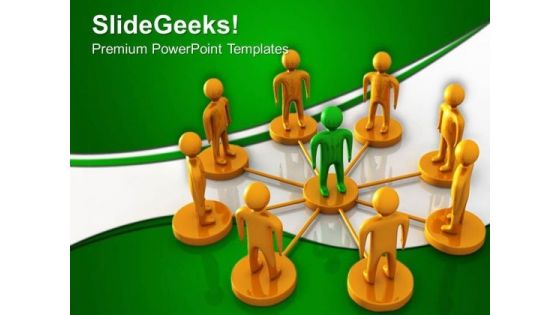 Leadership Network Business PowerPoint Templates And PowerPoint Themes 0512