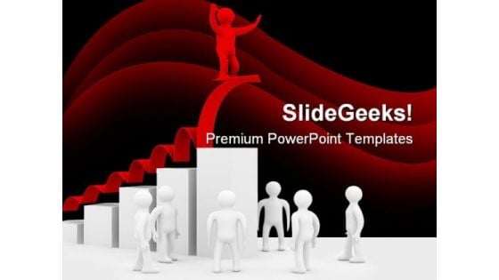 Leadership People PowerPoint Template 0510 Leadership People PowerPoint Template 0510