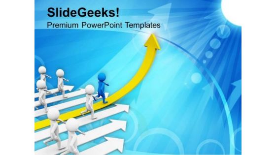 Leading A Team Goals And Achievement PowerPoint Templates Ppt Backgrounds For Slides 0513