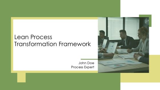 Lean Process Transformation Framework PPT Mockup AT