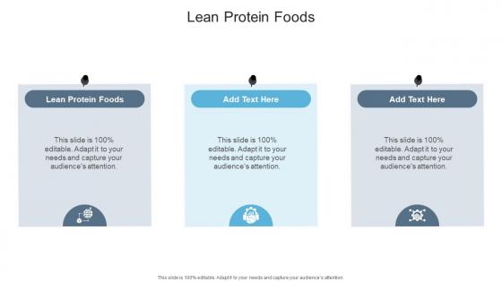 Lean Protein Foods In Powerpoint And Google Slides Cpb