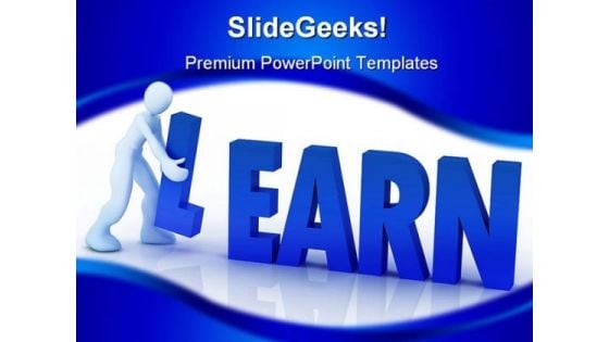 Learn Education PowerPoint Themes And PowerPoint Slides 0511