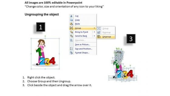 Learning Numbers Education PowerPoint Templates