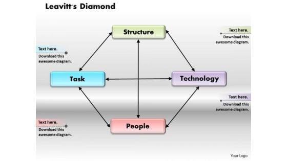 Leavitts Diamond Business PowerPoint Presentation