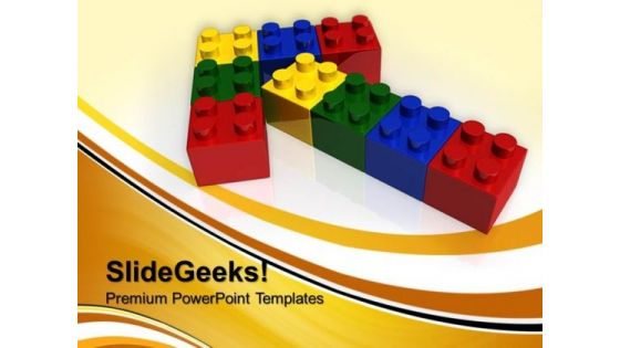 Lego Arrow Business PowerPoint Templates And PowerPoint Themes 0712