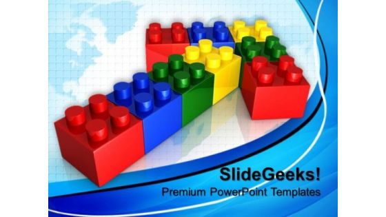 Lego Arrow Shapes PowerPoint Templates And PowerPoint Themes 0512