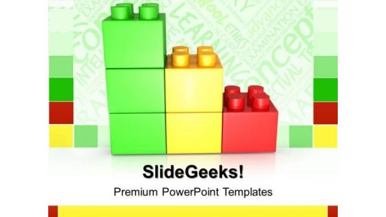 Lego Bar Graph Business PowerPoint Templates And PowerPoint Themes 0512