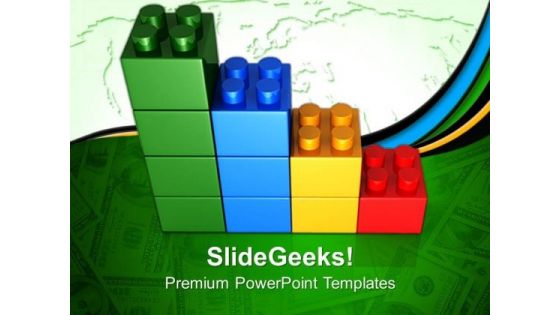 Lego Bar Graph Business PowerPoint Templates And PowerPoint Themes 0712