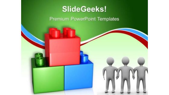 Lego Blocks Business PowerPoint Templates And PowerPoint Themes 0412