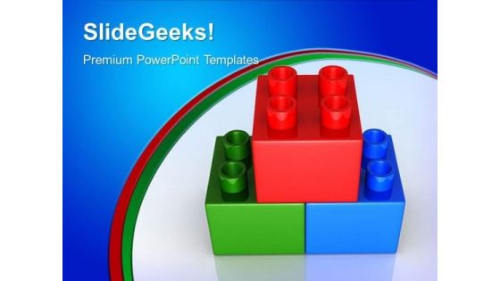 Lego Blocks Children PowerPoint Templates And PowerPoint Themes 0412