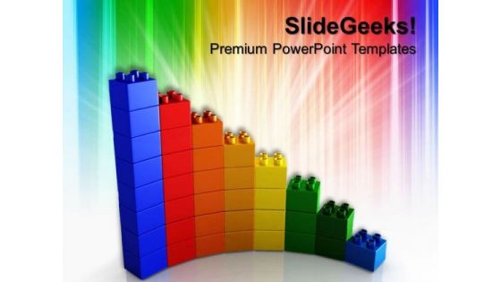 Lego Graph Business PowerPoint Templates And PowerPoint Themes 0512