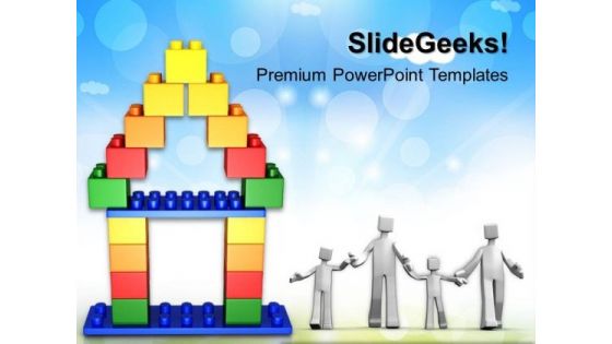 Lego Home Construstion PowerPoint Templates And PowerPoint Themes 0412