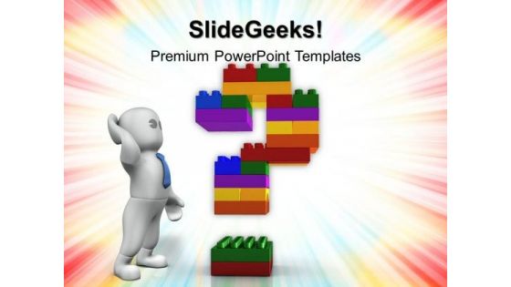 Lego Question Symbol PowerPoint Templates And PowerPoint Themes 0412