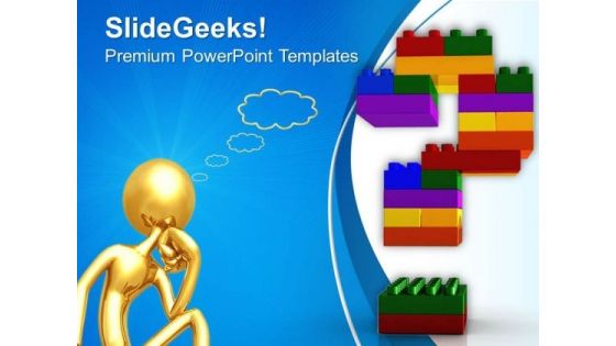 Lego Question Symbol PowerPoint Templates And PowerPoint Themes 0512