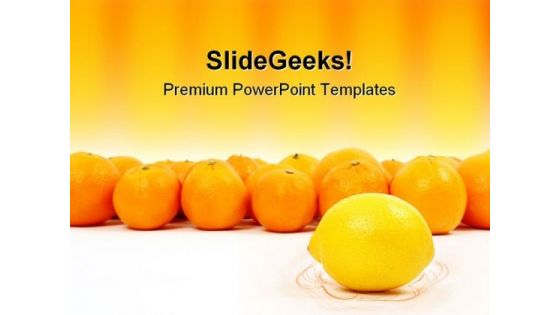 Lemon And Oranges Food PowerPoint Templates And PowerPoint Backgrounds 0211