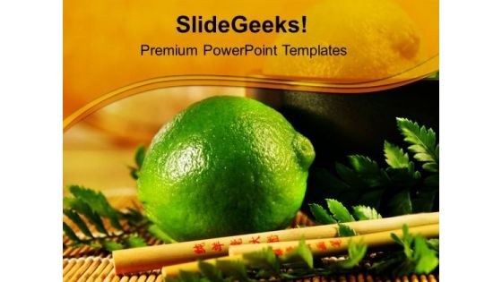 Lemons Are Good Source Of Vitamin C PowerPoint Templates Ppt Backgrounds For Slides 0613