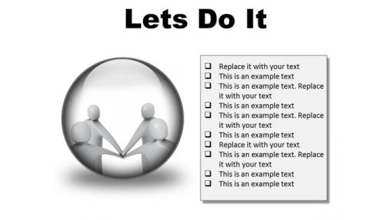 Lets Do It Business PowerPoint Presentation Slides C Lets Do It Business PowerPoint Presentation Slides C
