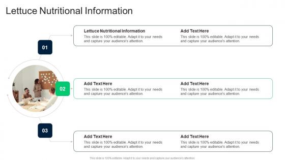 Lettuce Nutritional Information In Powerpoint And Google Slides Cpb