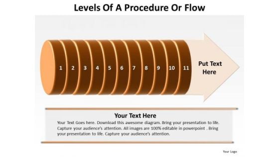 Levels Of A Procedure Or Flow 11 Stages Sales Diagram