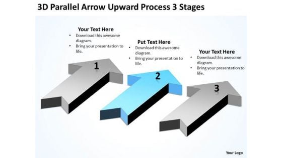 Levels Of Parallel Processing 3 Stages PowerPoint Templates Backgrounds For Slides