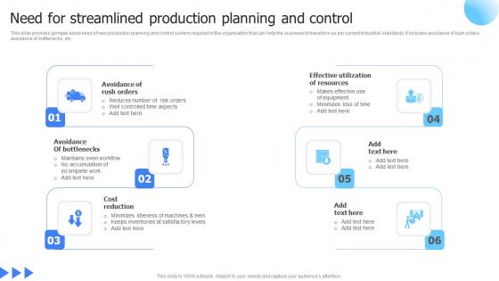 Leveraging Advanced Manufacturing Need For Streamlined Production Planning And Control Pdf