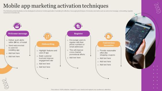 Leveraging Mobile Marketing Strategies Mobile App Marketing Activation Techniques Download Pdf