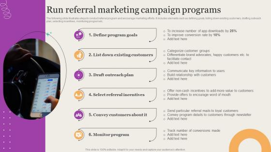 Leveraging Mobile Marketing Strategies Run Referral Marketing Campaign Programs Summary Pdf