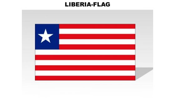 Liberia Country PowerPoint Flags