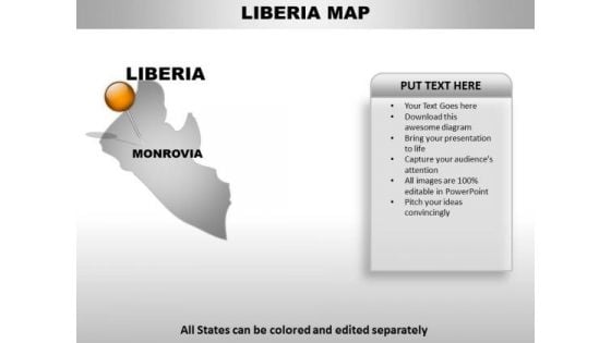 Liberia Country PowerPoint Maps