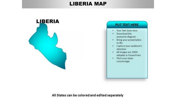 Liberia PowerPoint Maps