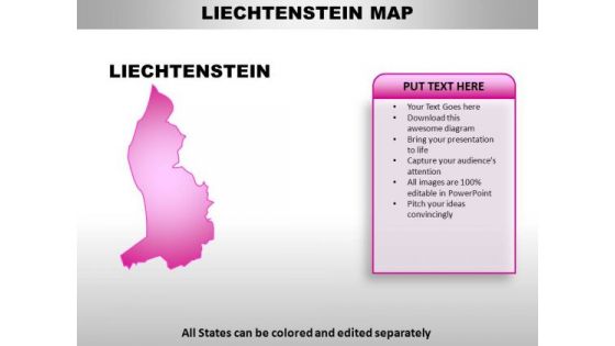 Liechtenstein PowerPoint Maps