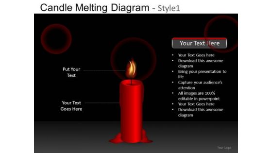 Light A Candle PowerPoint Templates