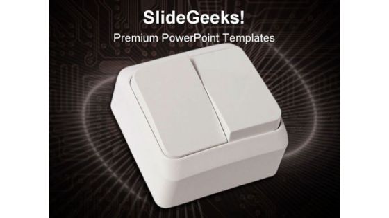 Light Switch Symbol PowerPoint Themes And PowerPoint Slides 0311