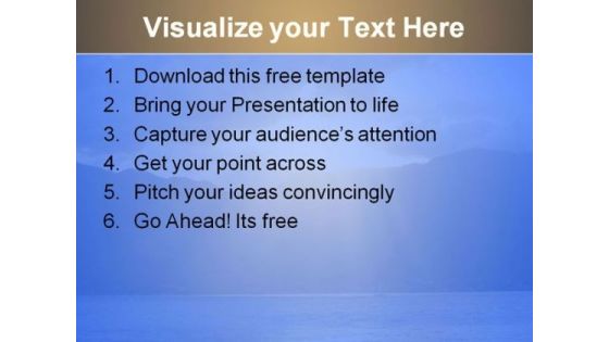 Beautiful Sunrise PowerPoint Template Slide02