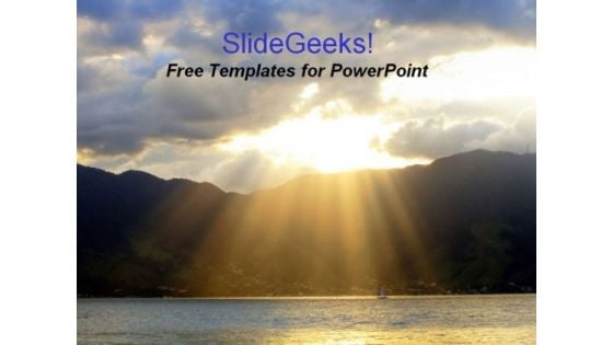 Beautiful Sunrise PowerPoint Template